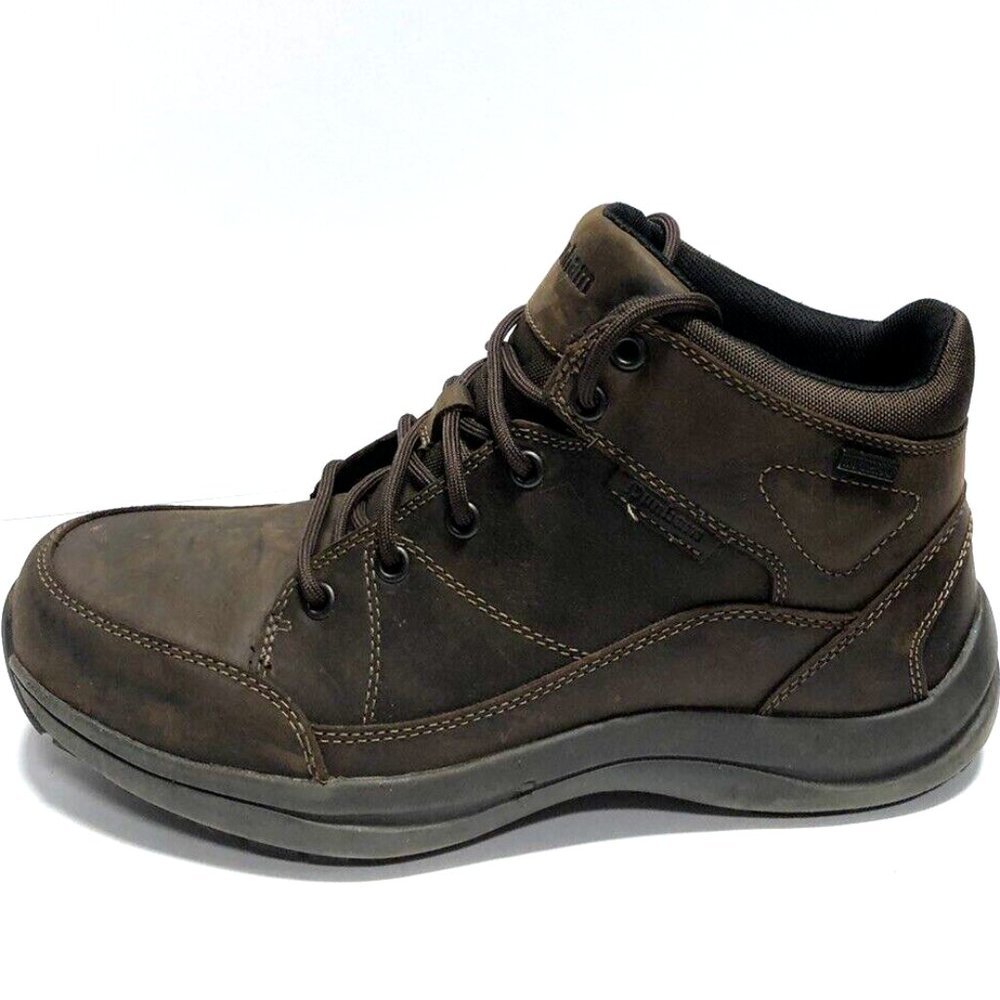Dunham Simon Waterproof Boot Brown Leather Mens Size 8.5 M